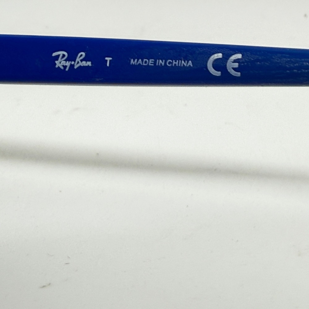 Ray Ban Kids‎ Eyeglasses RB 1536 3600 Black Blue Green Rectangular Frames 21045 - Picture 6 of 7